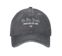 FWJZDSP Cappello Regolabile We The People Operation Epic Fury per Uomo e Donna