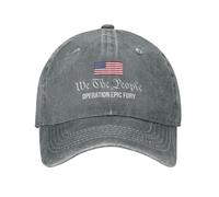 FWJZDSP Cappello Regolabile We The People Operation Epic Fury per Uomo e Donna