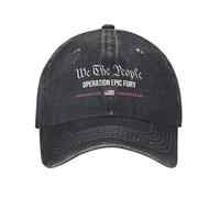 FWJZDSP Cappello Regolabile We The People Operation Epic Fury per Uomo e Donna