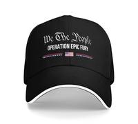 FWJZDSP Cappello Snapback We The People Operation Epic Fury per Uomo e Donna