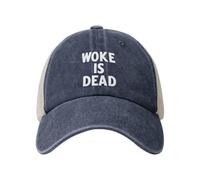 FWJZDSP Cappello Woke is Dead da Uomo, Cappelli da papà con Grafica
