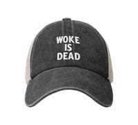 FWJZDSP Cappello Woke is Dead da Uomo, Cappelli da papà con Grafica