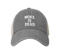 FWJZDSP Cappello Woke is Dead da Uomo, Cappelli da papà con Grafica