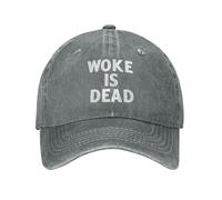 FWJZDSP Cappello Woke is Dead per Donna, Cappello da Baseball Carino