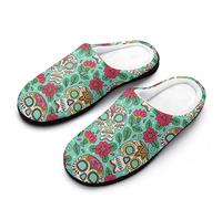 FWJZDSP Chiedimi delle mie pantofole da uomo in memory foam Llama, comode e leggere, in cotone, per interni ed esterni