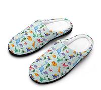 FWJZDSP Ciabatte da uomo in memory foam, comode e leggere, a forma di gufo saggio, per interni ed esterni