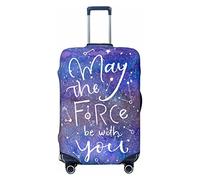 FWJZDSP Copri bagaglio da viaggio Che la forza sia con te Copri bagaglio lavabile con protezione elastica per valigia colorata Grande