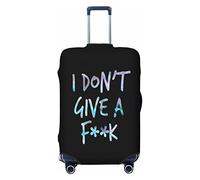 FWJZDSP Copri bagaglio da viaggio Non do una parola divertente Protezione elastica per valigia Copri bagaglio lavabile X-Large