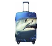 FWJZDSP Coprivaligia con stampa di pesci subacquei Coprivaligia elasticizzato Coprivaligia da viaggio antigraffio Coprivaligia lavabile per bagagli da 18-32 pollici