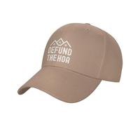 FWJZDSP Defund The HOA Hat Anti The HOA House Trucker Hat Unisex Regolabile Sole Sport Baseball cap