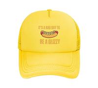 FWJZDSP È Una brutta Giornata per Essere Un Cappello Glizzy, Cappello da Camionista per Uomini e Donne, Berretto da Baseball Nero, per Gli Amanti degli Hot Dog