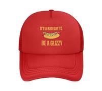FWJZDSP È Una brutta Giornata per Essere Un Cappello Glizzy, Cappello da Camionista per Uomini e Donne, Berretto da Baseball Nero, per Gli Amanti degli Hot Dog