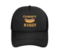 FWJZDSP È Una brutta Giornata per Essere Un Cappello Glizzy, Cappello da Camionista per Uomini e Donne, Berretto da Baseball Nero, per Gli Amanti degli Hot Dog