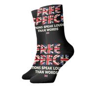 FWJZDSP Free Speech Liberal Pride Calzini caldi spessi 30,5 cm, calzini traspiranti unisex casual