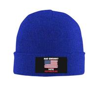 FWJZDSP Ho Avuto Abbastanza Voto, Bandiera repubblicana, Voto Rosso, Berretto antidemocratico, Cappello da Uomo, Berretto da Donna, Berretto Lavorato a Maglia, Cappello Nero