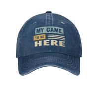 FWJZDSP Il Mio Gioco per Essere Qui Cappellino da Baseball da Donna Cappellini Divertenti