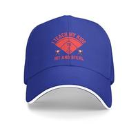 FWJZDSP Insegno ai Miei Figli a Colpire e rubare. Cappellino da Baseball per Uomo e Donna. Cappellino Divertente.