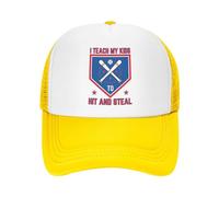 FWJZDSP Insegno ai Miei Figli a Colpire e rubare, Cappello da Baseball Regolabile da Uomo e da Donna, Regalo per papà