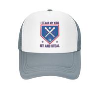FWJZDSP Insegno ai Miei Figli a Colpire e rubare, Cappello da Baseball Regolabile da Uomo e da Donna, Regalo per papà