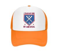 FWJZDSP Insegno ai Miei Figli a Colpire e rubare, Cappello da Baseball Regolabile da Uomo e da Donna, Regalo per papà