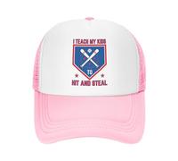 FWJZDSP Insegno ai Miei Figli a Colpire e rubare, Cappello da Baseball Regolabile da Uomo e da Donna, Regalo per papà
