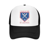 FWJZDSP Insegno ai Miei Figli a Colpire e rubare, Cappello da Baseball Regolabile da Uomo e da Donna, Regalo per papà