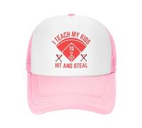 FWJZDSP Insegno ai Miei Figli a Colpire e rubare, Cappello da Baseball Regolabile da Uomo e da Donna, Regalo per papà