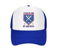 FWJZDSP Insegno ai Miei Figli a Colpire e rubare, Cappello da Baseball Regolabile da Uomo e da Donna, Regalo per papà