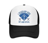 FWJZDSP Insegno ai Miei Figli a Colpire e rubare, Cappello da Baseball Regolabile da Uomo e da Donna, Regalo per papà