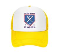 FWJZDSP Insegno ai Miei Figli a Colpire e rubare, Cappello da Baseball Regolabile da Uomo e da Donna, Regalo per papà