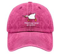 FWJZDSP La Pace Non è mai Stata un'opzione Cappello da Donna in Rete Vintage per L'Estate