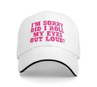 FWJZDSP Mi Dispiace, Ho alzato Gli Occhi al Cielo? Cappello da Baseball Rumoroso, Cappello da Camionista