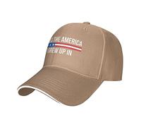FWJZDSP Mi Manca l'America in Cui Sono Cresciuto, Berretto da Baseball per Uomo e Donna