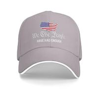 FWJZDSP Noi Il Popolo ne Abbiamo Abbastanza Cappelli da Baseball da papà Cappelli da Donna e da Uomo