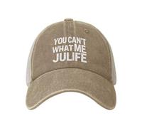 FWJZDSP Non puoi Cosa Mi aspetta Cappello Julife per Uomo Cappello da papà Cappello Divertente