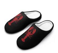 FWJZDSP Pantofole a forma di aragosta, da uomo, in cotone, morbide, leggere, per camera da letto