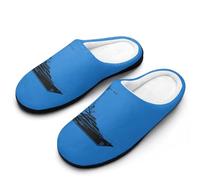 FWJZDSP Pantofole da uomo in cotone Heartbeat Cardiac Yacht l Boating, chiuse, antiscivolo, leggere, per interni ed esterni