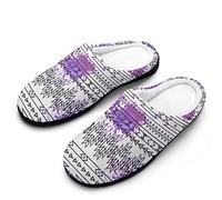 FWJZDSP Pantofole da uomo in memory foam, comode e leggere, in cotone, per interni ed esterni, modello Donut Ice Cream