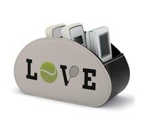 FWJZDSP Portatelecomando Love And Tennis, scatola portaoggetti con 5 scomparti per cosmetici e articoli per ufficio