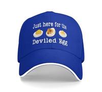 FWJZDSP Proprio Qui per Il Cappello The Deviled Eggs con Divertente Berretto da Baseball del Ringraziamento