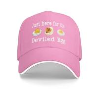 FWJZDSP Proprio Qui per Il Cappello The Deviled Eggs con Divertente Berretto da Baseball del Ringraziamento