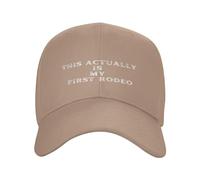 FWJZDSP Questo è in Realtà Il Mio Primo Cappello da Rodeo Salva Un Cavallo Cavalca Un Cappello da Cowboy Uomo Donna Cappello da Baseball Cappello da Camionista