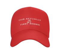 FWJZDSP Questo è in Realtà Il Mio Primo Cappello da Rodeo Salva Un Cavallo Cavalca Un Cappello da Cowboy Uomo Donna Cappello da Baseball Cappello da Camionista