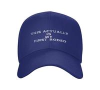 FWJZDSP Questo è in Realtà Il Mio Primo Cappello da Rodeo Salva Un Cavallo Cavalca Un Cappello da Cowboy Uomo Donna Cappello da Baseball Cappello da Camionista