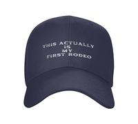FWJZDSP Questo è in Realtà Il Mio Primo Cappello da Rodeo Salva Un Cavallo Cavalca Un Cappello da Cowboy Uomo Donna Cappello da Baseball Cappello da Camionista