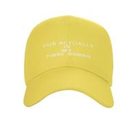 FWJZDSP Questo è in Realtà Il Mio Primo Cappello da Rodeo Salva Un Cavallo Cavalca Un Cappello da Cowboy Uomo Donna Cappello da Baseball Cappello da Camionista