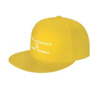 FWJZDSP Questo è in Realtà Il Mio Primo Cappello da Rodeo Salva Un Cavallo Cavalca Un Cowboy Cappelli da Baseball per Uomo e Donna Cappello da Camionista