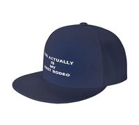 FWJZDSP Questo è in Realtà Il Mio Primo Cappello da Rodeo Salva Un Cavallo Cavalca Un Cowboy Cappelli da Baseball per Uomo e Donna Cappello da Camionista