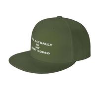 FWJZDSP Questo è in Realtà Il Mio Primo Cappello da Rodeo Salva Un Cavallo Cavalca Un Cowboy Cappelli da Baseball per Uomo e Donna Cappello da Camionista