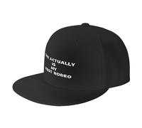 FWJZDSP Questo è in Realtà Il Mio Primo Cappello da Rodeo Salva Un Cavallo Cavalca Un Cowboy Cappelli da Baseball per Uomo e Donna Cappello da Camionista